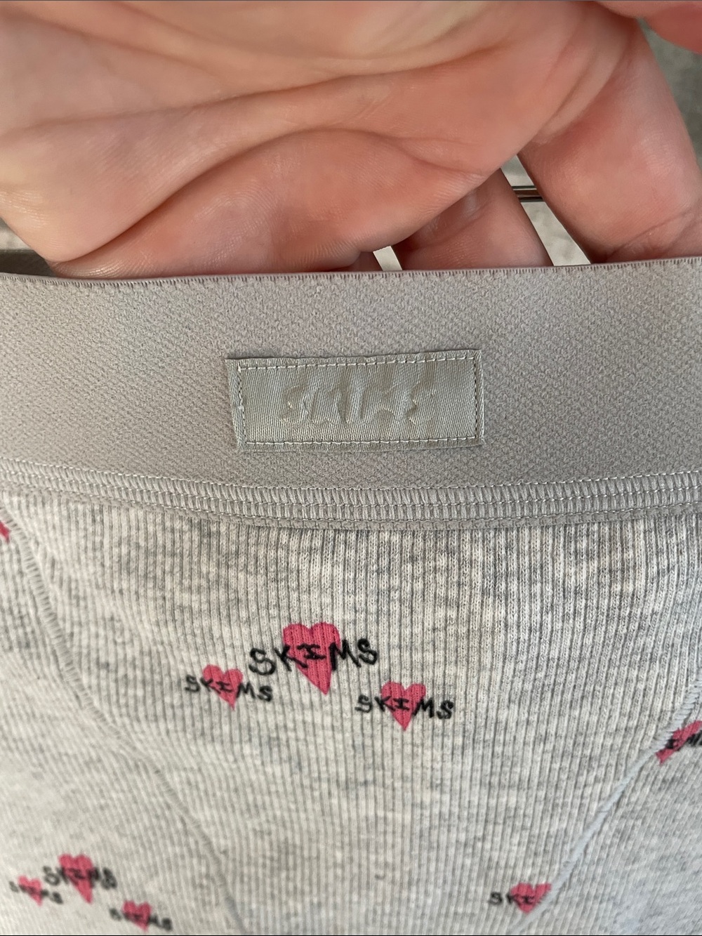 SKIMS Cotton Rib Tank and Short Set - Picture 12 of 14